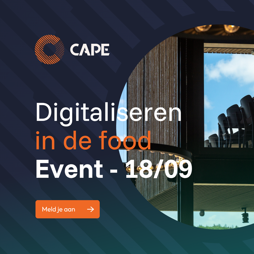 Digitaliseren in de voedselproductie - event 18 september CAPE - Mendix - Siemens - Huuskes - Zwanenberg
