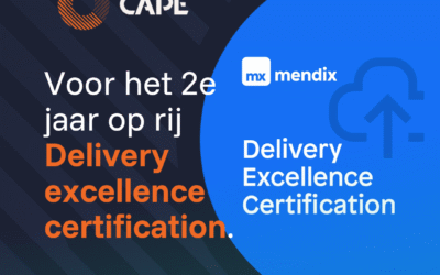 CAPE behaalt Mendix Delivery Excellence certificering