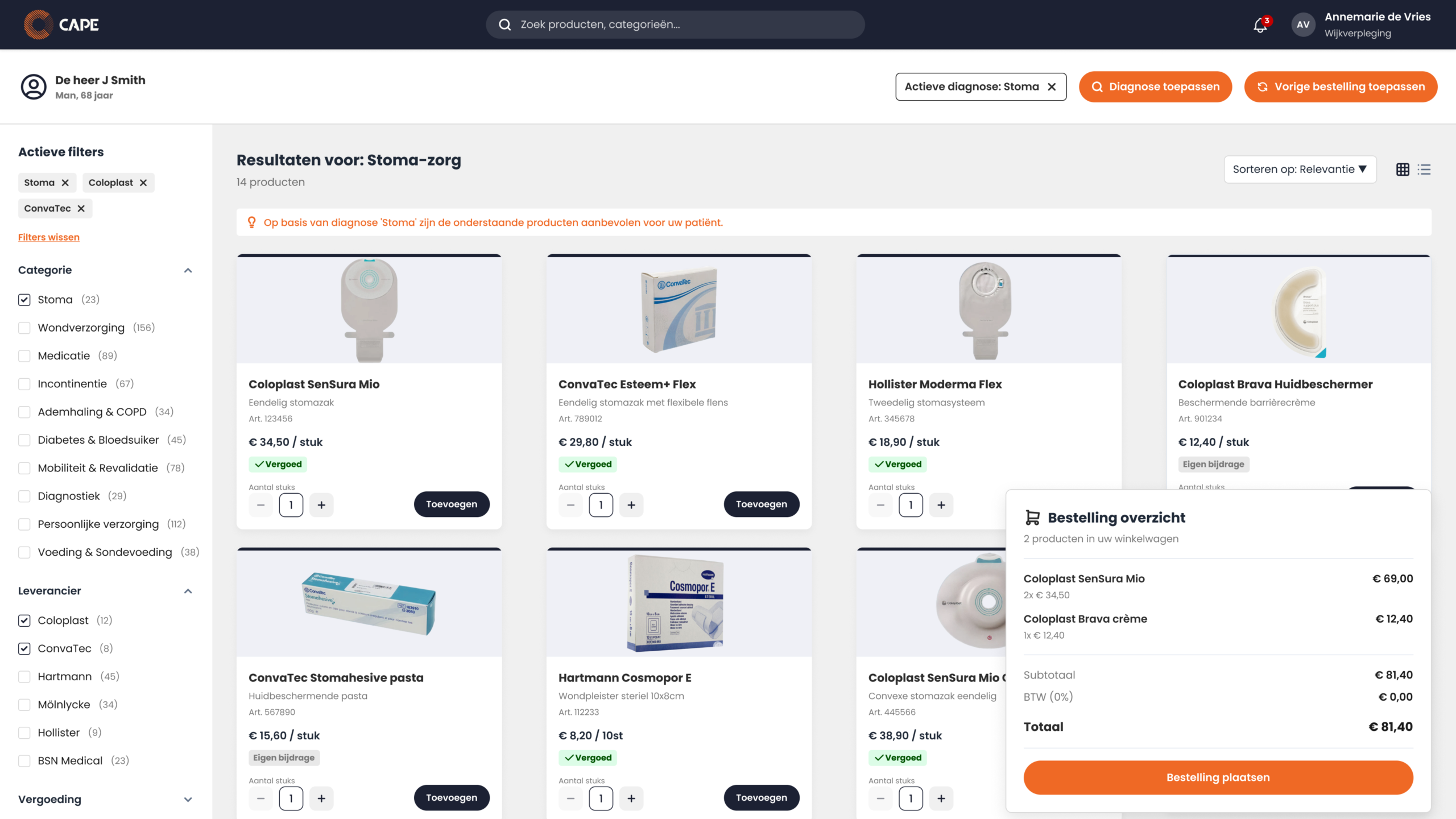 Product matching - CAPE