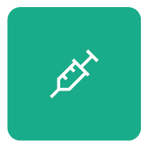 vaccinatie spuit Groene achtergrond kopie