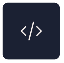 High code Blauwe achtergrond
